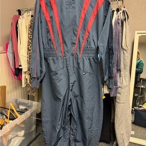 FP Movement by Free People Blue and Red Jumpsuit